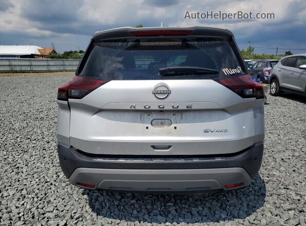5N1BT3BB4PC757441 2023 NISSAN ROGUE Silver Rear view
