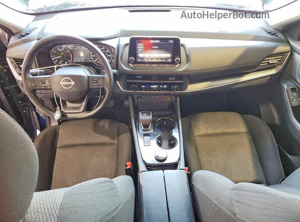 5N1BT3BB4SC780646 2025 NISSAN ROGUE Blue Widok deski rozdzielczej