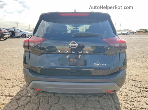 5N1BT3BB7PC832763 2023 NISSAN ROGUE Черный Вид сзади