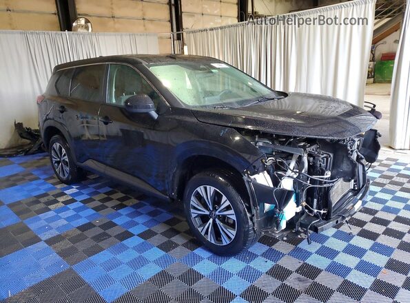 5N1BT3BB7PC834898 2023 NISSAN ROGUE Черный Передняя правая четверть