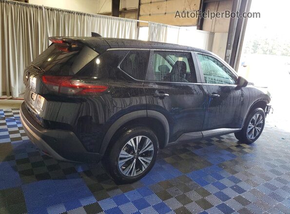 5N1BT3BB7PC834898 2023 NISSAN ROGUE Черный Задняя правая четверть