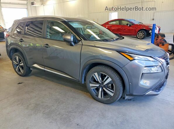 5N1BT3CBXPC841312 2023 NISSAN ROGUE Серебряный Передняя правая четверть
