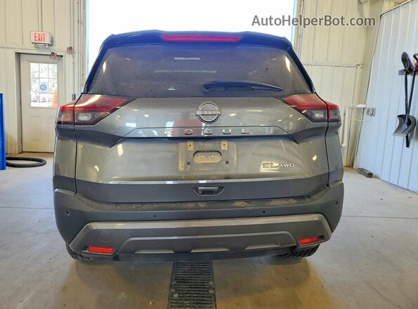 5N1BT3CBXPC841312 2023 NISSAN ROGUE Серебряный Вид сзади
