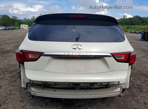 5N1DL0MM0JC503156 2018 INFINITI QX60 White Rear view