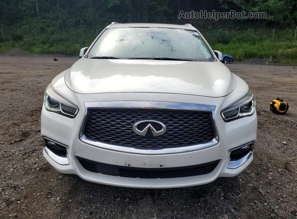 5N1DL0MM0JC503156 2018 INFINITI QX60 White Front view
