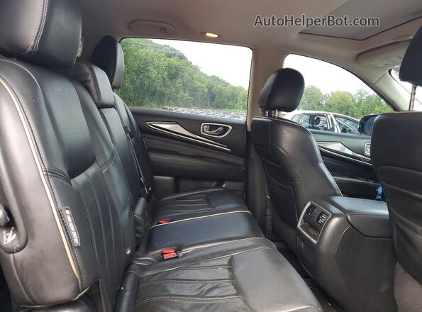 5N1DL0MM0JC503156 2018 INFINITI QX60 White Rear seats view