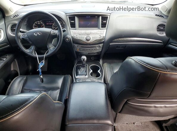 5N1DL0MM0JC503156 2018 INFINITI QX60 White Dashboard view