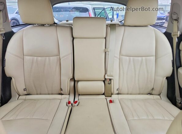 5N1DL0MM0JC517655 2018 INFINITI QX60 Gray Вид задніх сидінь