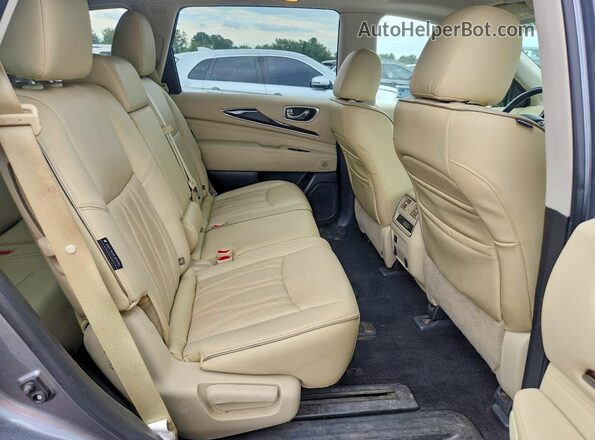 5N1DL0MM0JC517655 2018 INFINITI QX60 Gray Вид задньої частини салону