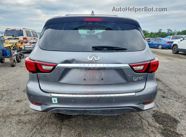 5N1DL0MM0JC517655 2018 INFINITI QX60 Gray Вид ззаду