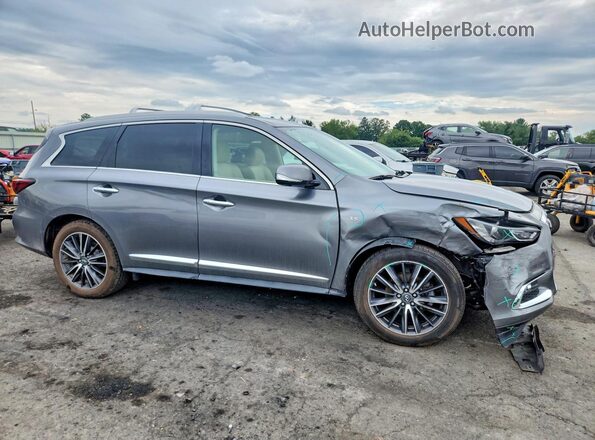 5N1DL0MM0JC517655 2018 INFINITI QX60 Gray Передня права чверть