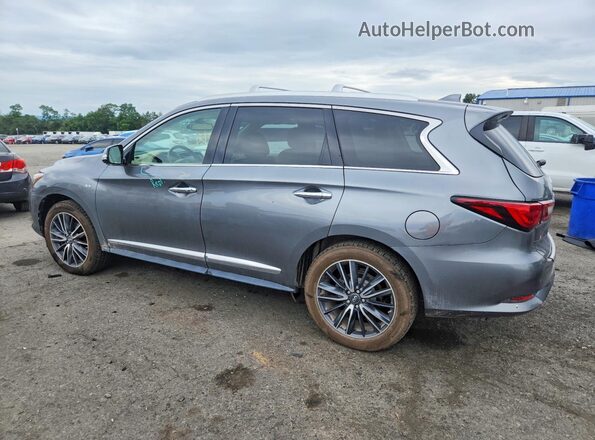 5N1DL0MM0JC517655 2018 INFINITI QX60 Gray Задня ліва чверть