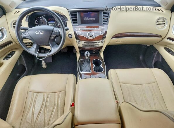 5N1DL0MM0JC517655 2018 INFINITI QX60 Gray Вид панелі приладів