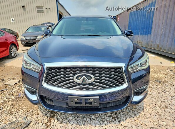 5N1DL0MM0JC525139 2018 INFINITI QX60 Blue Front view