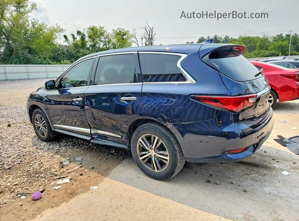 5N1DL0MM0JC525139 2018 INFINITI QX60 Blue Rear left
