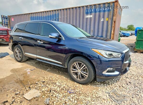 5N1DL0MM0JC525139 2018 INFINITI QX60 Blue Front right