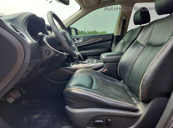 5N1DL0MM0JC525139 2018 INFINITI QX60 Blue Front interior view
