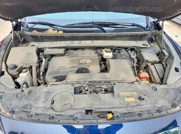 5N1DL0MM0JC525139 2018 INFINITI QX60 Blue Engine compartment view