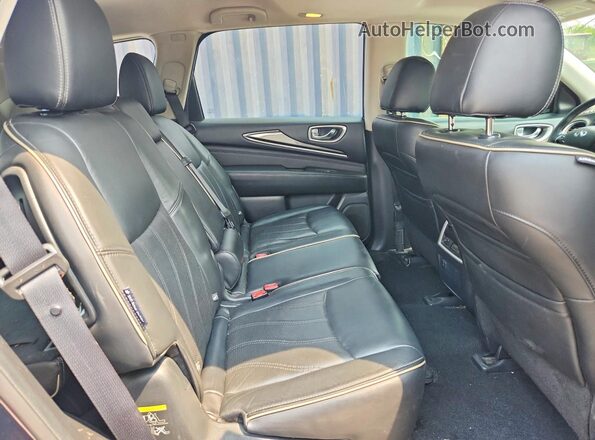 5N1DL0MM0JC525139 2018 INFINITI QX60 Blue Rear interior view