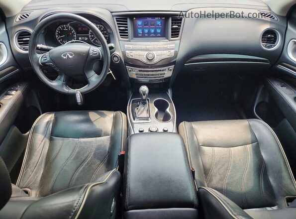 5N1DL0MM0JC525139 2018 INFINITI QX60 Blue Dashboard view
