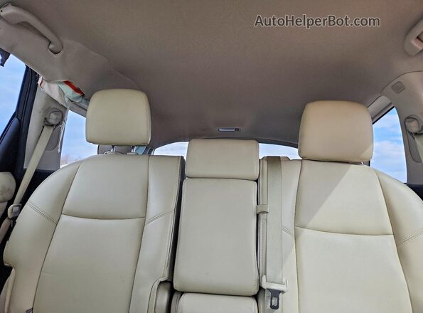5N1DL0MM0LC501250 2020 INFINITI QX60 White Widok tylnych siedzeń