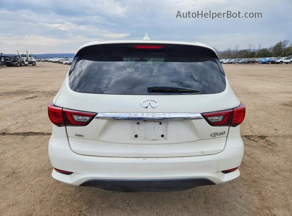 5N1DL0MM0LC501250 2020 INFINITI QX60 White Widok z tyłu
