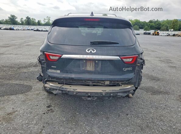 5N1DL0MM0LC511101 2020 INFINITI QX60 Black Rear view