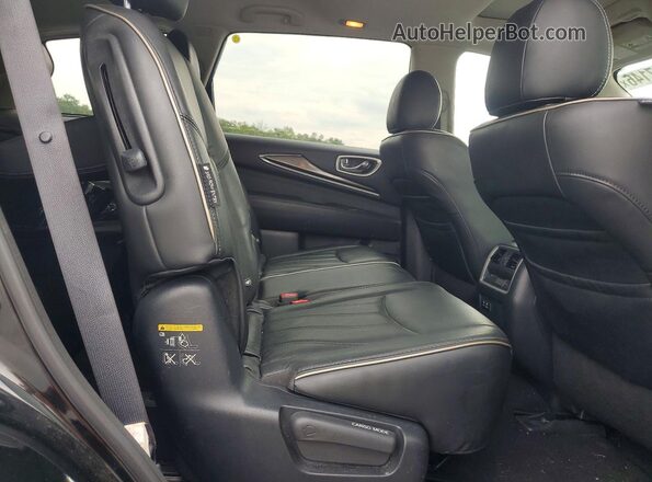 5N1DL0MM0LC511101 2020 INFINITI QX60 Black Rear interior view