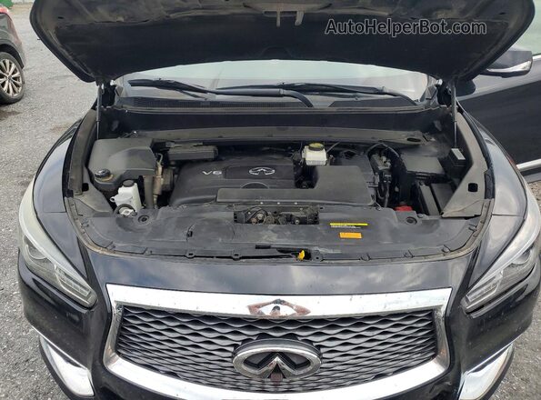 5N1DL0MM0LC511101 2020 INFINITI QX60 Black Engine compartment view