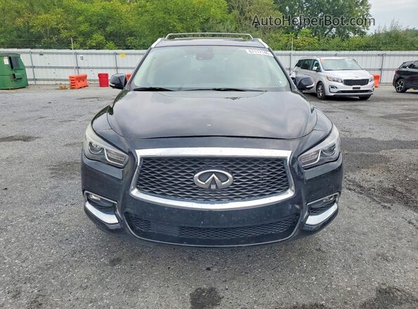 5N1DL0MM0LC511101 2020 INFINITI QX60 Black Front view