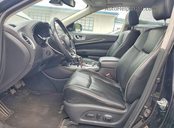 5N1DL0MM0LC511101 2020 INFINITI QX60 Black Front interior view