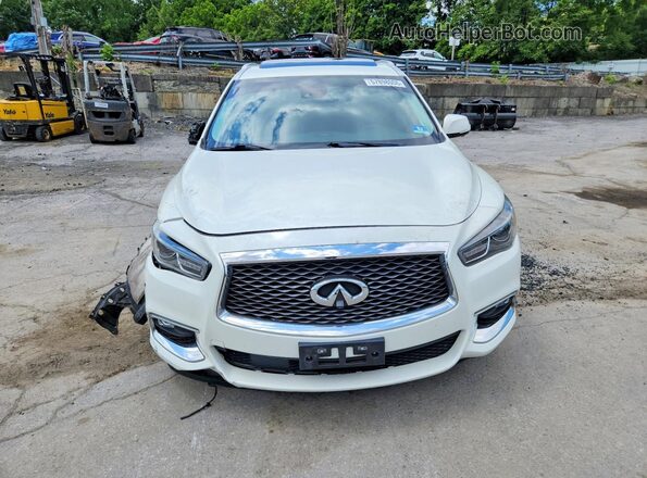 5N1DL0MM0LC521563 2020 INFINITI QX60 White Front view