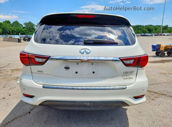 5N1DL0MM0LC521563 2020 INFINITI QX60 White Rear view