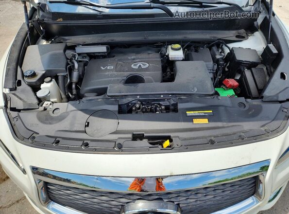 5N1DL0MM0LC521563 2020 INFINITI QX60 White Engine compartment view