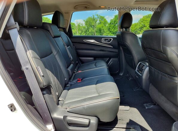 5N1DL0MM0LC521563 2020 INFINITI QX60 White Rear interior view