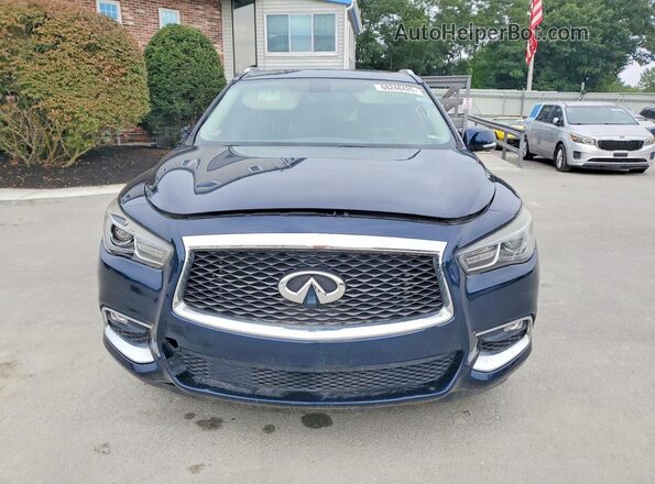 5N1DL0MM1JC522847 2018 INFINITI QX60 Blue Front view