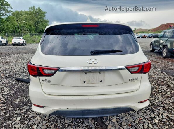 5N1DL0MM1KC513714 2019 INFINITI QX60 White უკანა ხედი