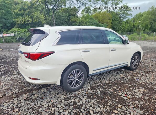 5N1DL0MM1KC513714 2019 INFINITI QX60 White უკანა მარჯვენა