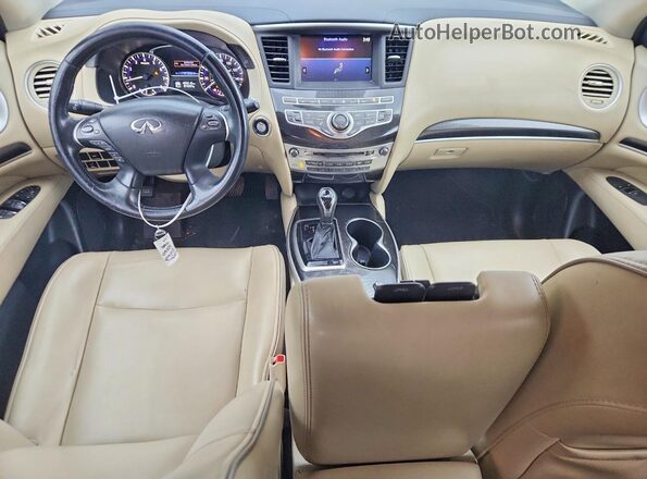5N1DL0MM1KC513714 2019 INFINITI QX60 White წინა პანელის ხედი