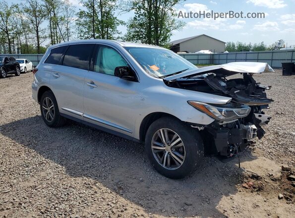 5N1DL0MM1LC523757 2020 INFINITI QX60 Silver Delantero derecho