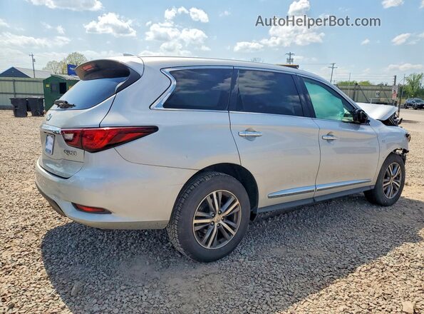 5N1DL0MM1LC523757 2020 INFINITI QX60 Silver Trasero derecho