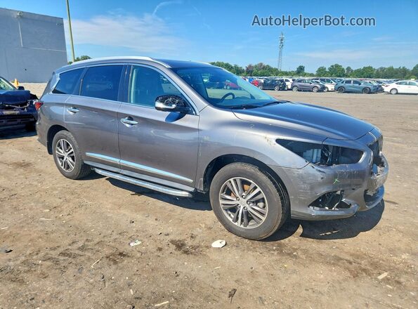 5N1DL0MM2JC532688 2018 INFINITI QX60 Gray Առջևի աջ