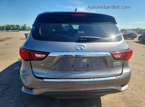 5N1DL0MM2JC532688 2018 INFINITI QX60 Gray Հետևի տեսք