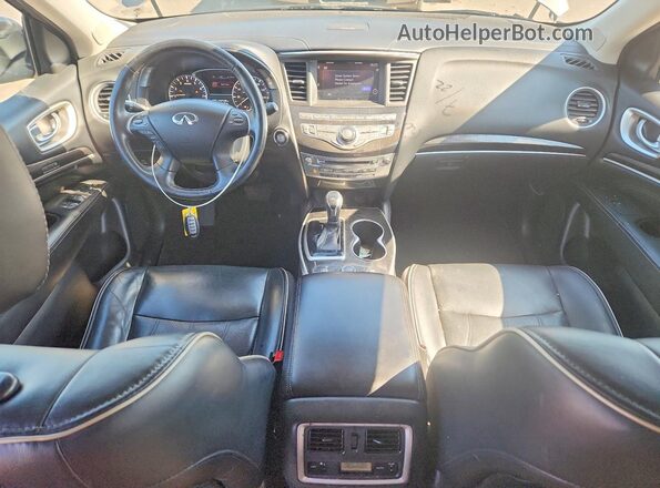 5N1DL0MM2JC532688 2018 INFINITI QX60 Gray Առջևի վահանակի տեսք