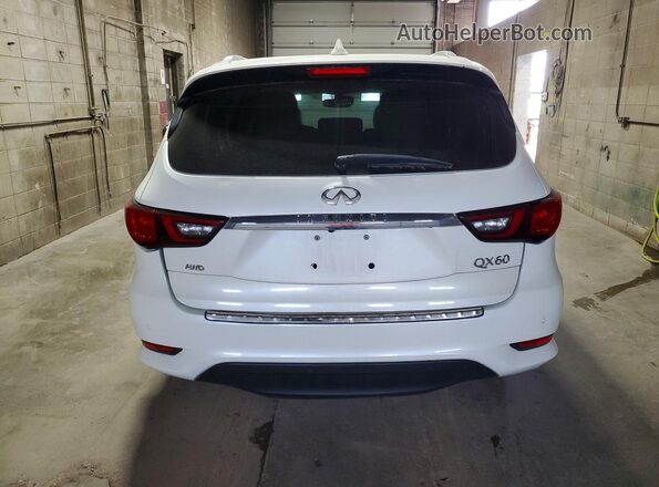 5N1DL0MM2KC564042 2019 INFINITI QX60 White Vista trasera