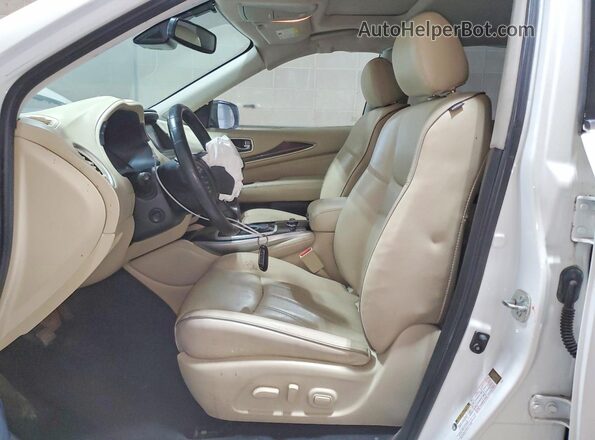 5N1DL0MM2KC564042 2019 INFINITI QX60 White Vista interior delantera