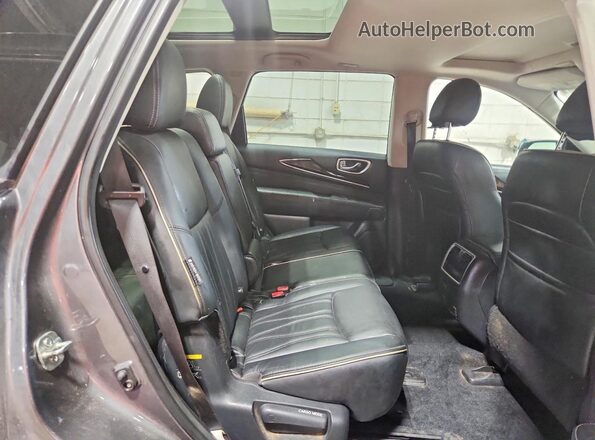 5N1DL0MM2LC507163 2020 INFINITI QX60 Charcoal Սալոնի հետևի տեսք