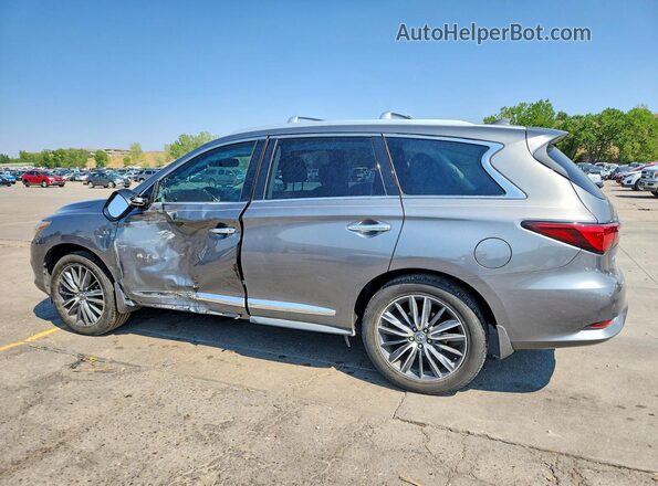 5N1DL0MM2LC533231 2020 INFINITI QX60 Gray უკანა მარცხენა