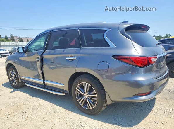 5N1DL0MM4HC516051 2017 INFINITI QX60 Silver Trasero izquierdo