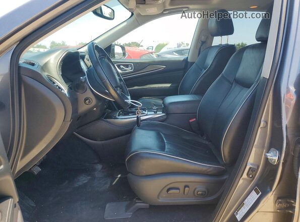 5N1DL0MM4HC516051 2017 INFINITI QX60 Silver Vista interior delantera